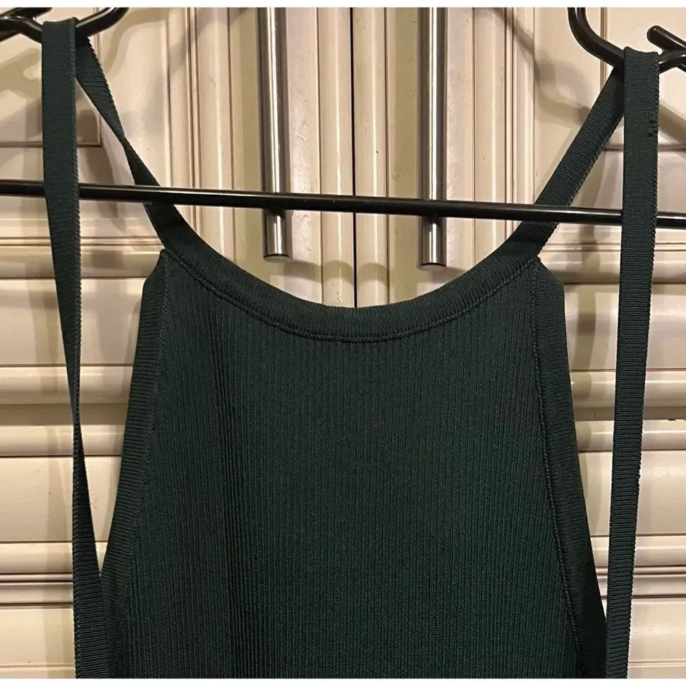 Forever 21 Green Spaghetti Strap Body Con XL